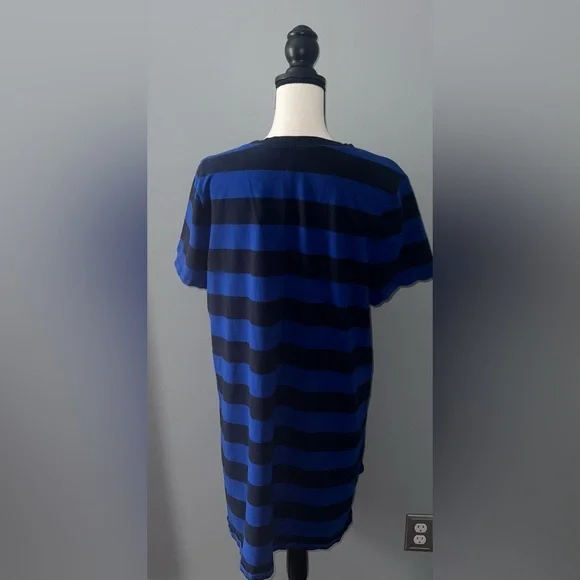 Banana republic- Navy and blue stripe dress - Picture 3 of 6